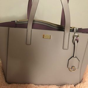 Lavendar Kate Spade carry-all tote